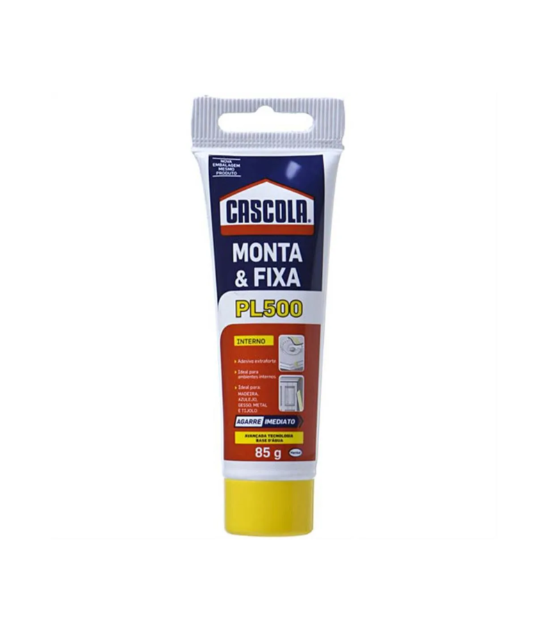 Adesivo de Montagem Interior Branco PL500 85g Cascola